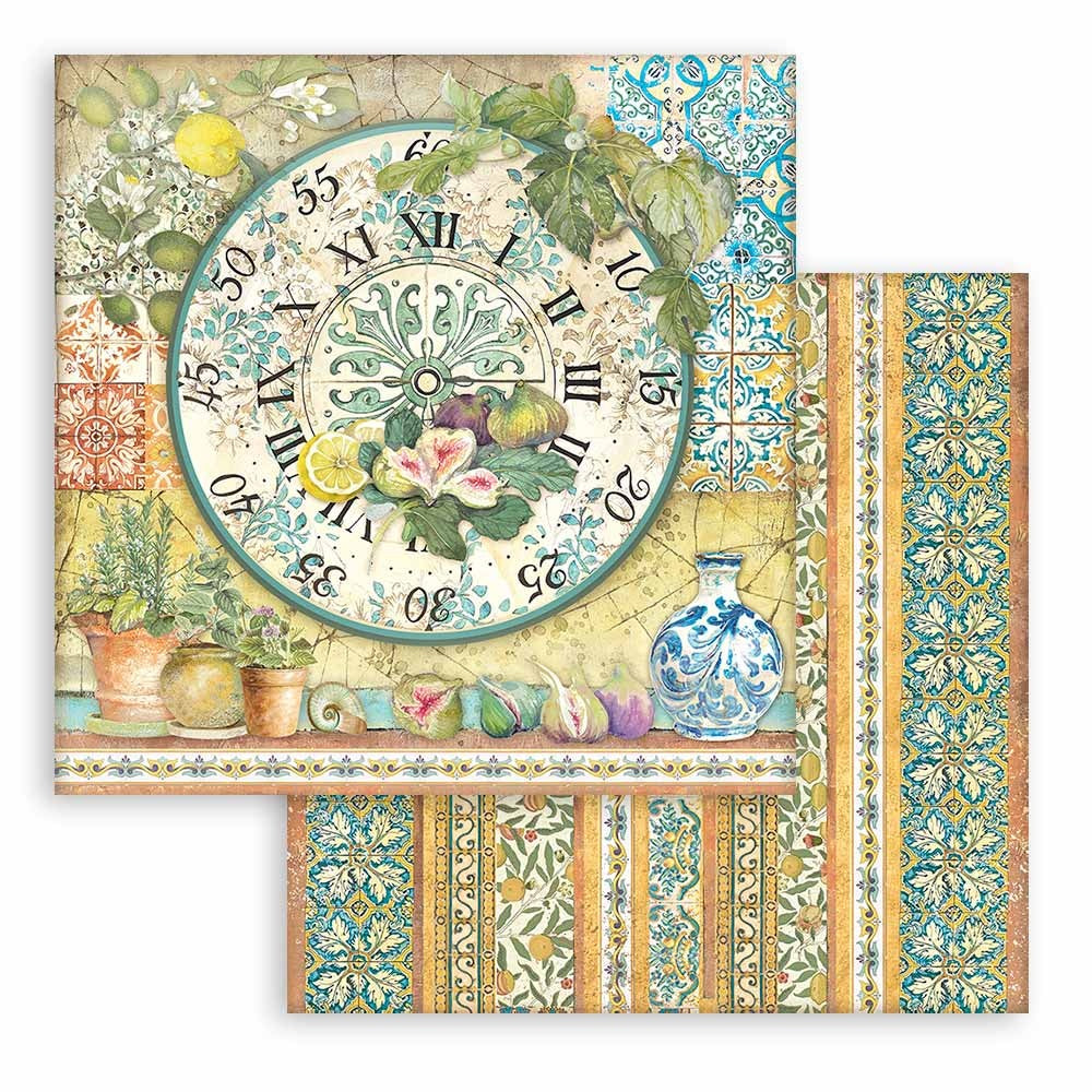 Shop Blue Tiles A5 Rice Paper for Crafting, Scrapbooking, Mixed Media –  Decoupage Napkins.Com