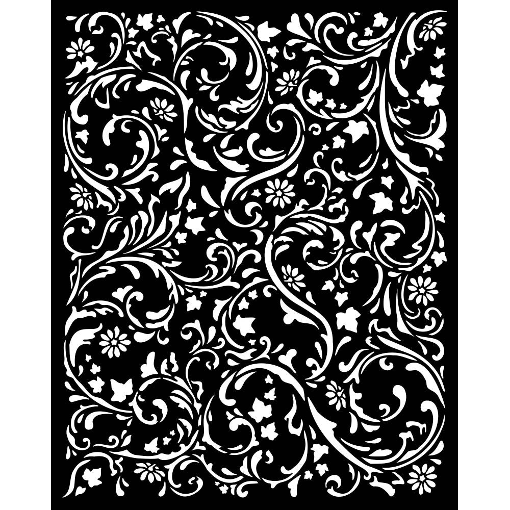 Stamperia Swirls Pattern Stencils are made of flexible yet strong plastic material. Ideal for 3D effects and Mixed Media