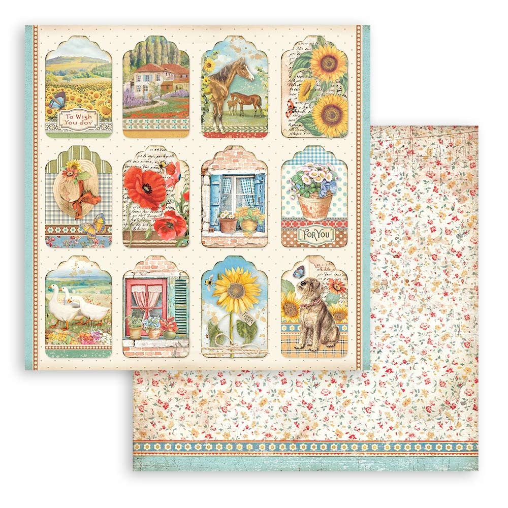 STAMPERIA DOUBLE-SIDED PAPER PAD 12X12- LITTLE GIRL - Scrapbooking and Paper  Crafts