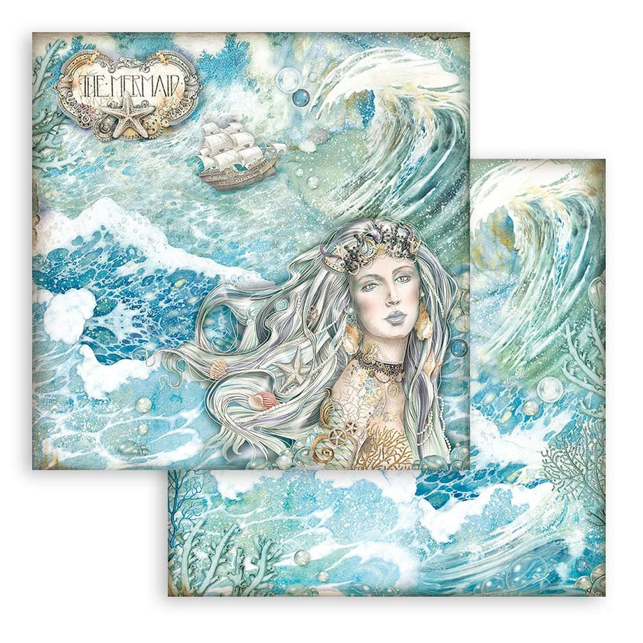 Stamperia Scrapbooking Sea World - 12 x 12 Paper Pad – Decoupage Napkins.Com