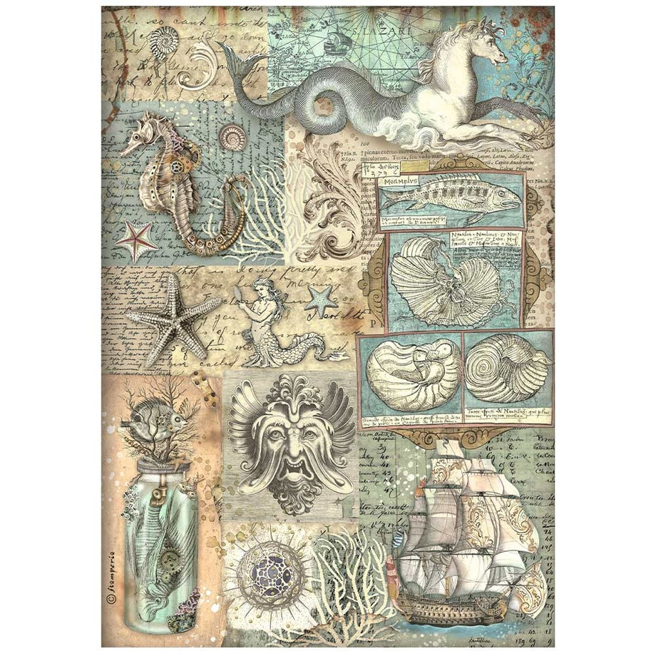 Stamperia A4 Rice Paper for Decoupage – Decoupage Napkins.Com