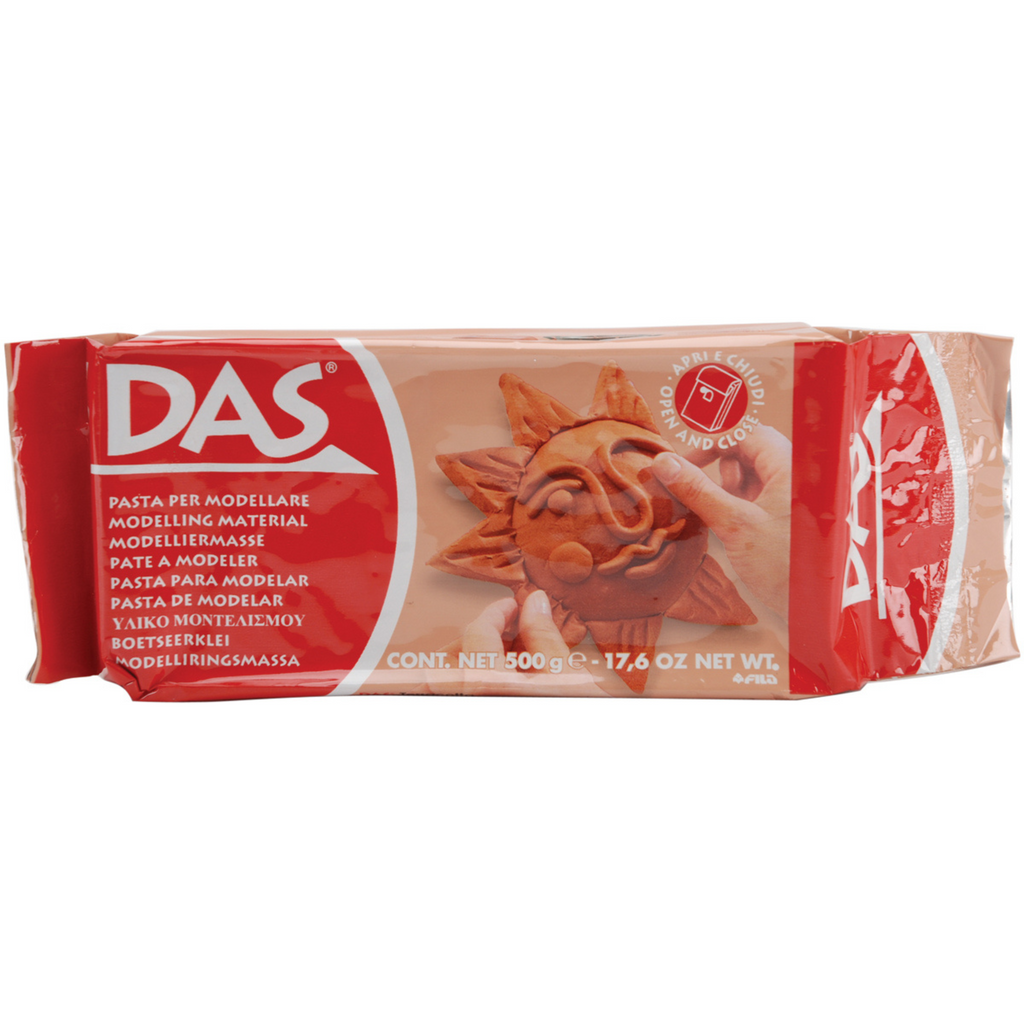 DAS Air Dry Clay - Terra Cotta colored Air Dry Modeling Material