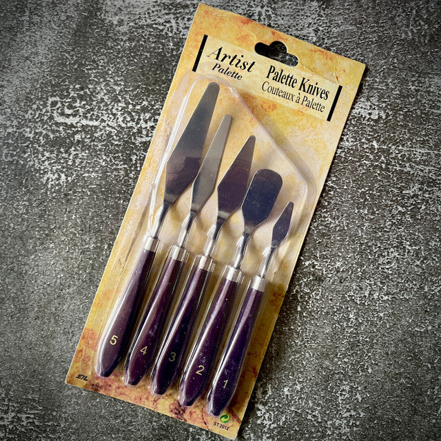 Artist Palette - Metal Palette Knife Set 5/Pkg