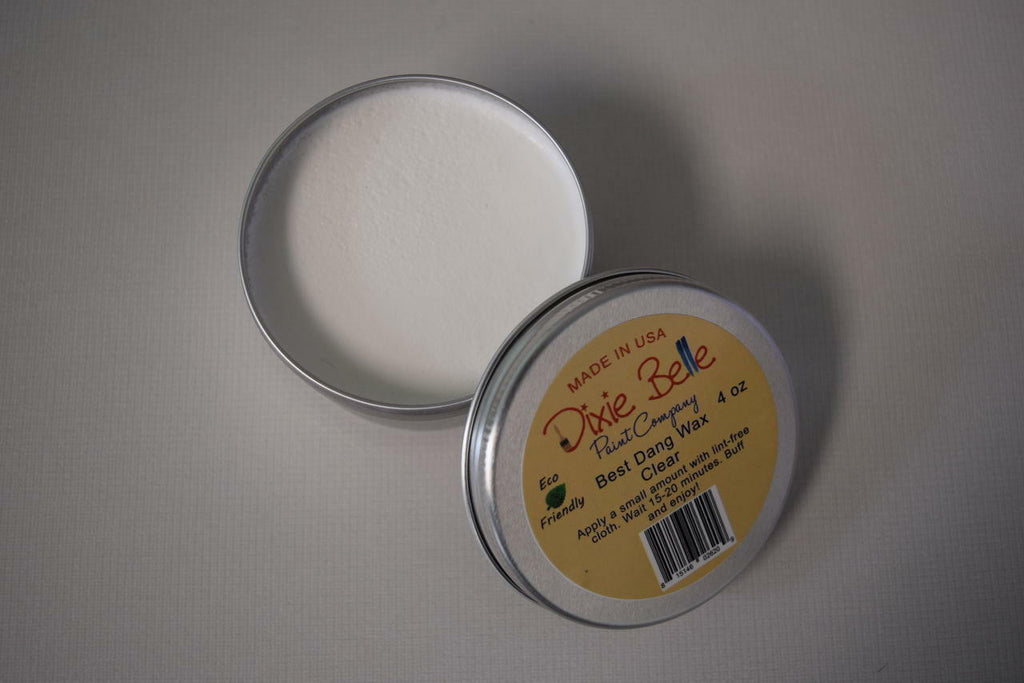 10 ounce metal tin of clear wax by Dixie Belle