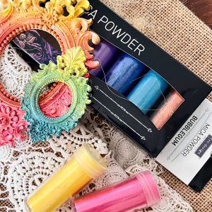 Finnabair Mica Powder Pigment Sets of 6 colors each,  in multiple colors by ReDesign with Prima.