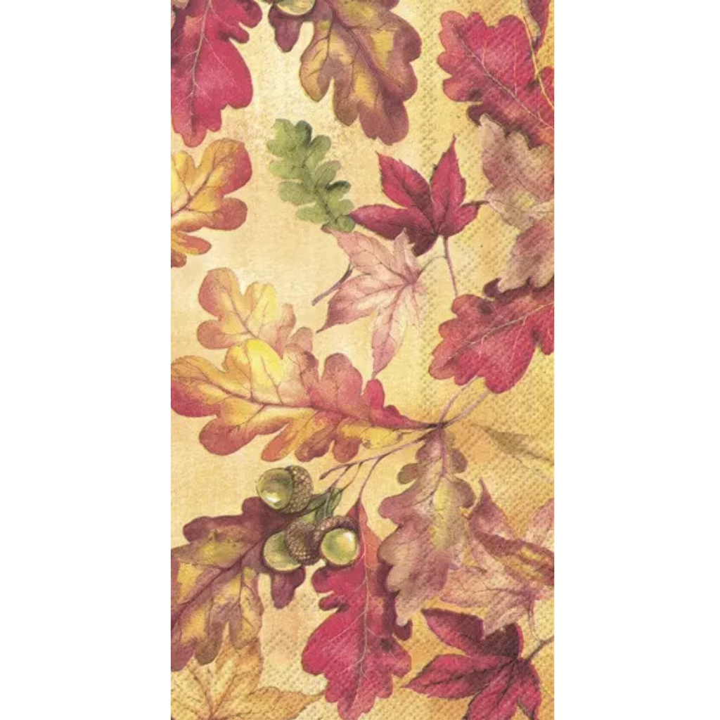 Autumn leaves and red berries Decoupage Craft Paper Napkin for Mixed Media, Scrapbooking