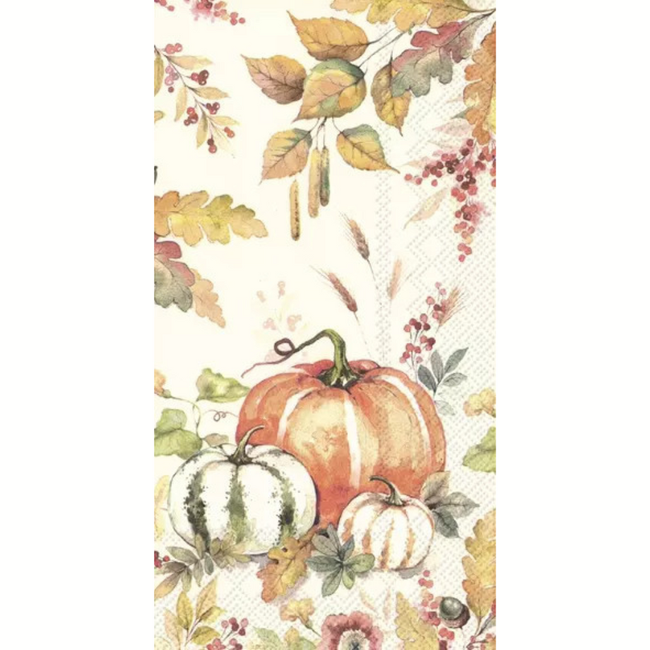 Decoupage Napkins of harvest fall| Pumpkin crop napkins |Lunch decorative  paper napkins