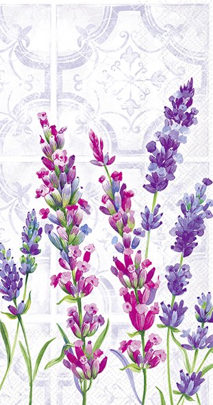 Lavender blossoms Buffet Decoupage Napkins