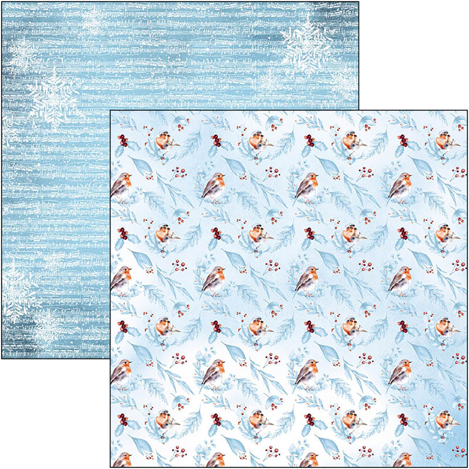 Ciao Bella Winter Journey 12x12 Cardstock, 12x12 Paper Pad, Scrapbook  Paper, Double Sided Cardstock, Christmas Paper 