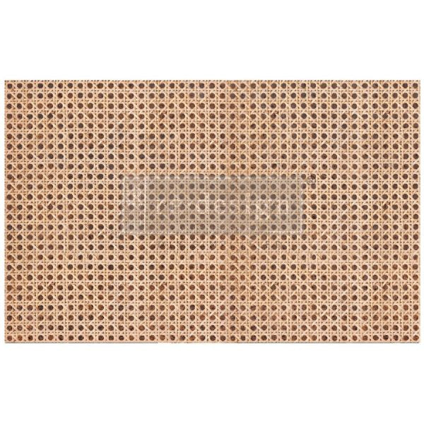 tan colored tissue paper in the Cane rattan style from Redesign with Prima