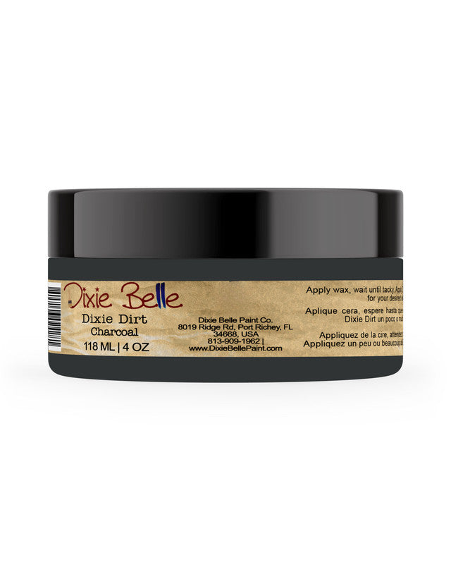 Dixie Dirt Charcoal in 4 ounce jar by Dixie Belle