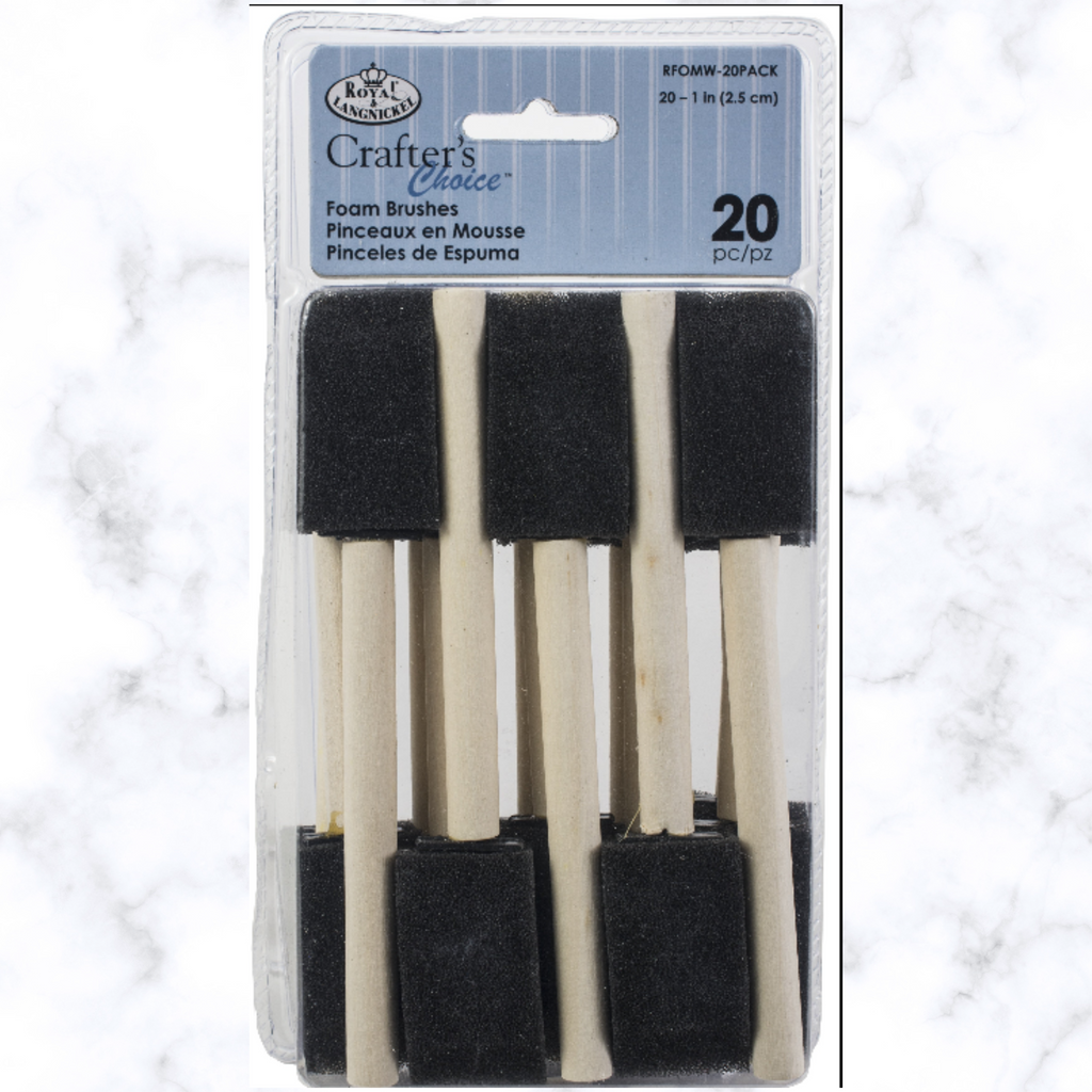 Crafters Choice Foam Brushes for Decoupage Art Supplies.