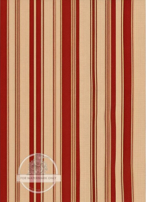 Deep red and tan striped Christmas A4 rice paper.