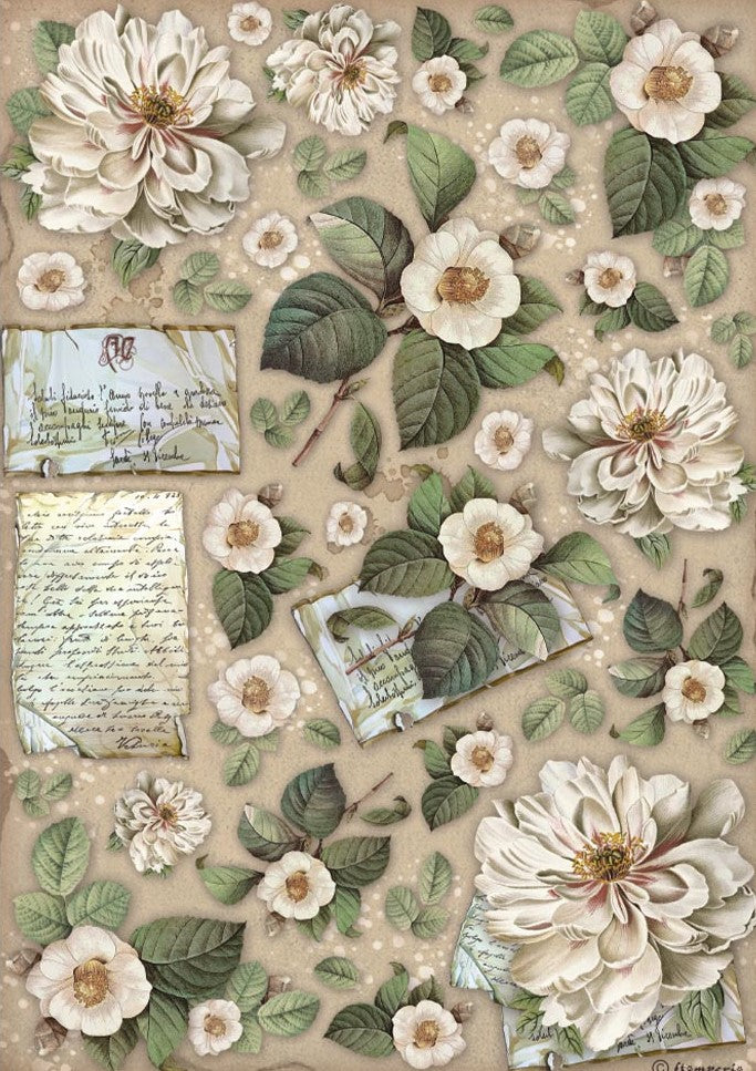 Stamperia You and Me A4 Rice Paper,crafts  Supplies,embellishments,scrapbooking, Decoupage Paper Weeding Paper  Collage, Decoupage Floral 