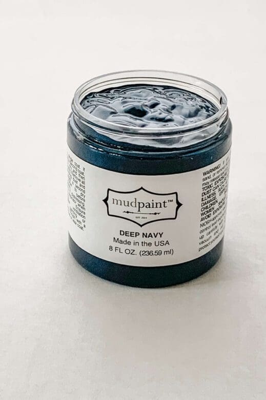 Deep Navy MudPaint. Our clay-based formula ensures a smooth matte finish every time