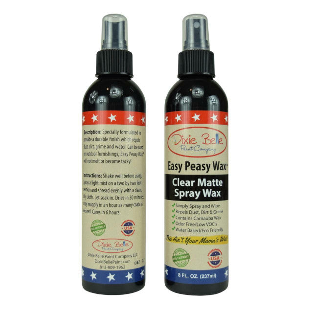 Easy Peasy Clear Matte Spray Wax by Dixie Belle