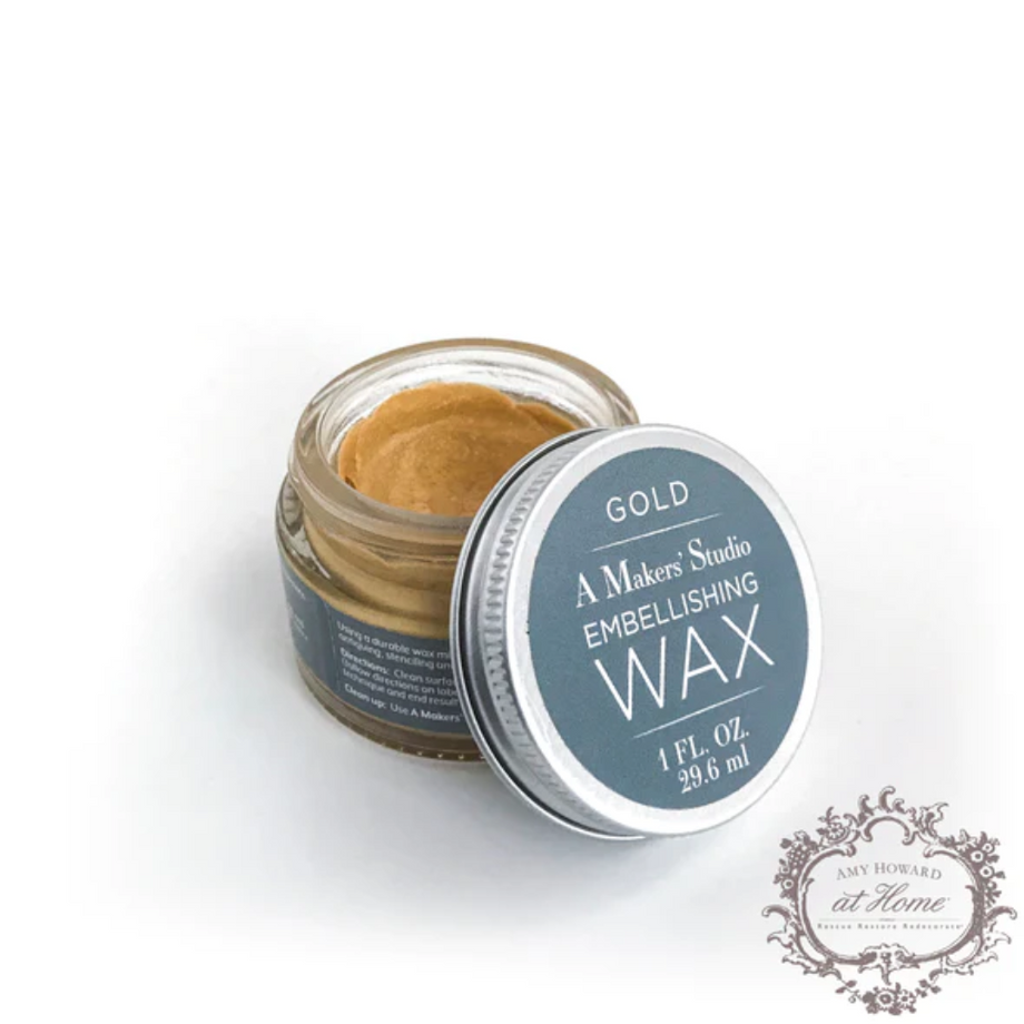 Create with Gold Embellishing Wax for a look of aged patina