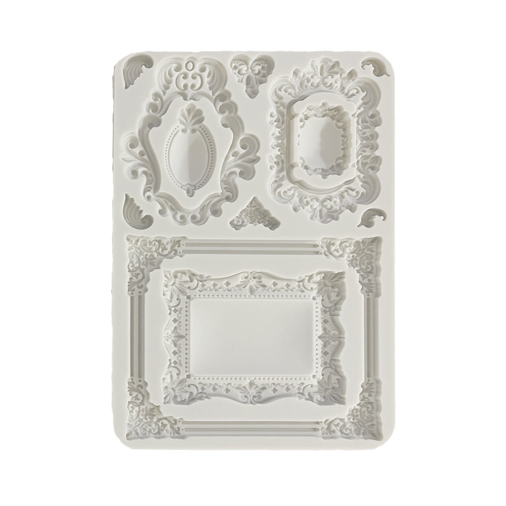 Stamperia Brocante Antiques Frames Silicone Mold 5x8 Style