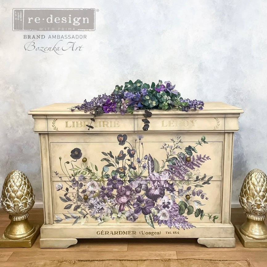 Floral Paper Napkin Decoupage Box - Artsy Chicks Rule®