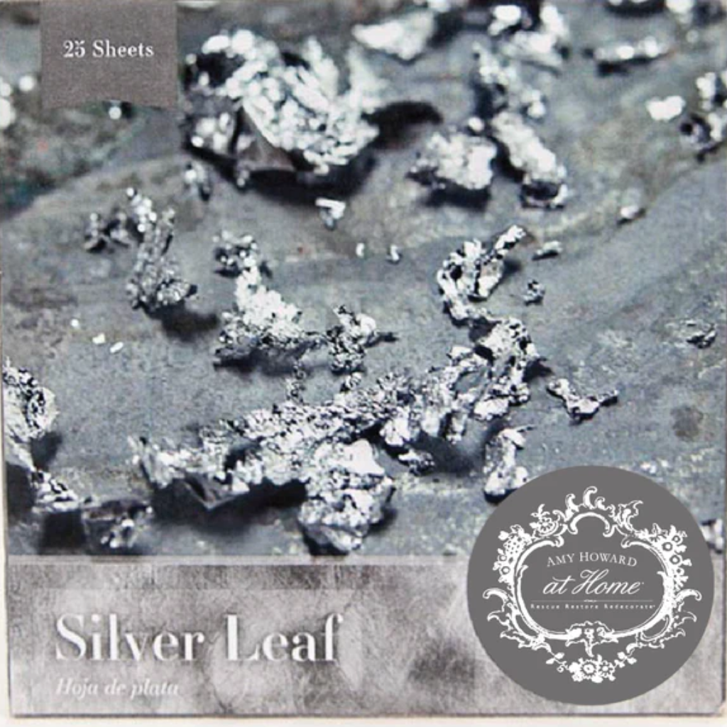 Amy Howard at Home Silver Leaf shiny gold foil effects for furniture and home decor