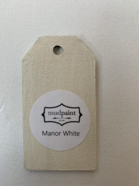 Manor White MudPaint. Our clay-based formula ensures a smooth matte finish every time.