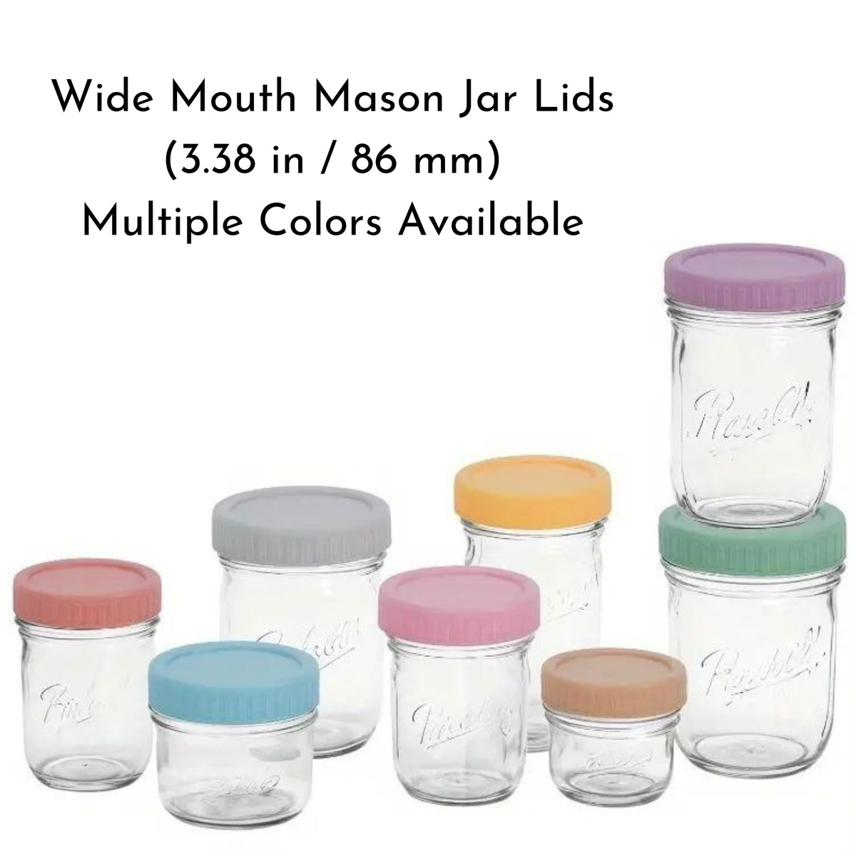 Wide Mouth Mason Jar Storage Lids – BPA Free – Decoupage Napkins.Com