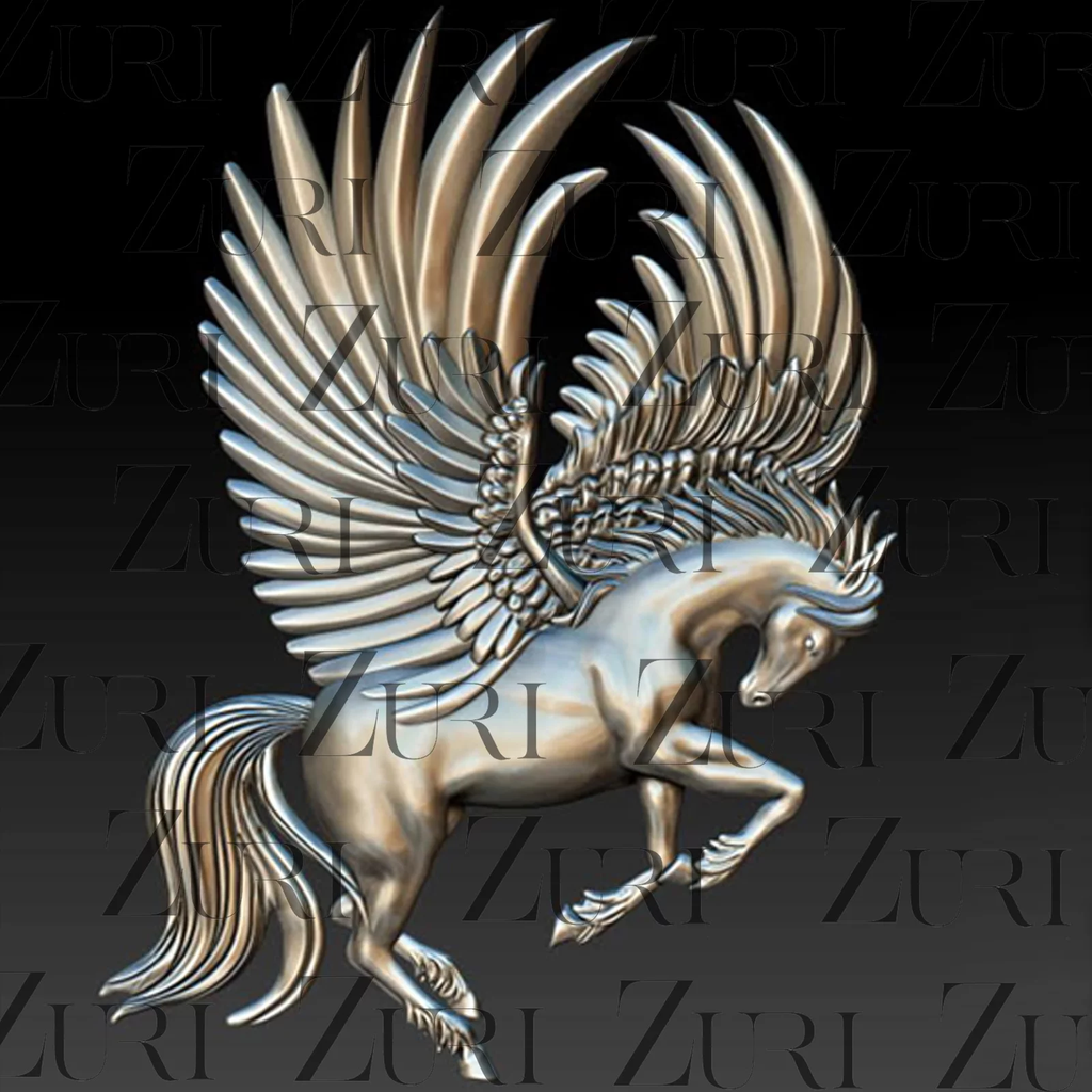 Pegasus winged horse. ZURI silicone Molds, the pinnacle of artistry & innovation, globally recognized for their intricate designs & crafted with food-grade silicone