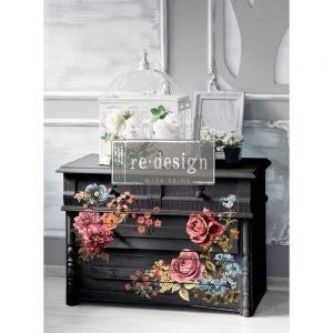 ReDesign with Ruby Rose Decor Transfers® are easy to use rub-on transfers for Furniture and Mixed Media uses.