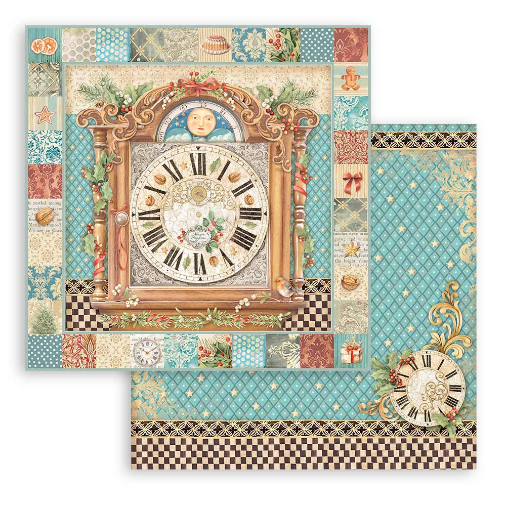 The Nutcracker Stamperia Scrapbooking 12x12 Paper Set. These beautiful high quality papers by Stamperia are themed sets with coordinating designs