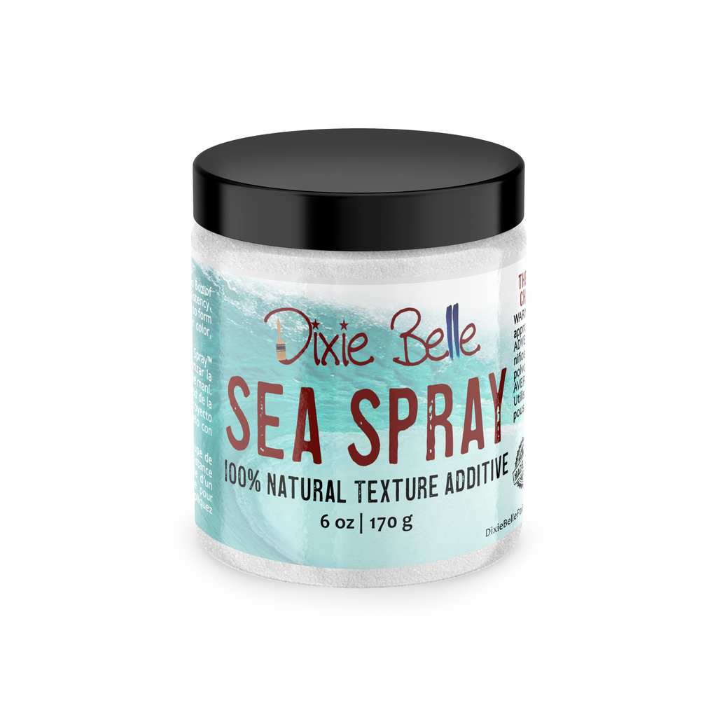 Sea Spray texture additive in 6 ounce jar by Dixie Belle