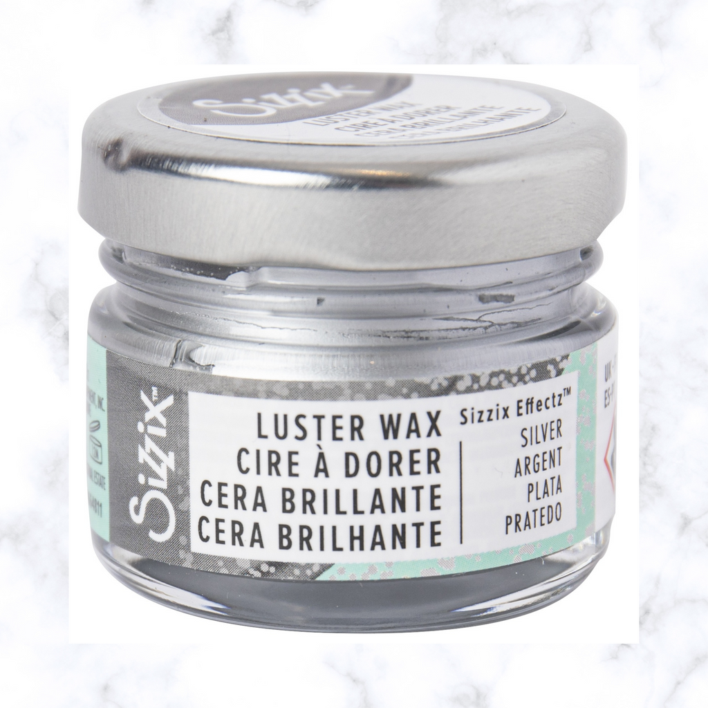 Sizzix Effectz Luster Wax - SILVER for a brilliant luster on DIY projects