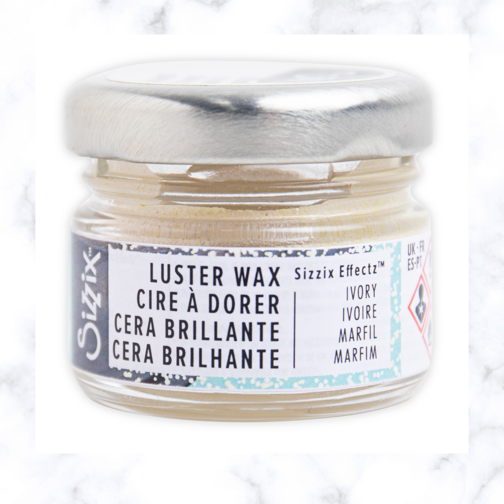 Sizzix Effectz Luster Wax - IVORY for a brilliant luster on DIY projects