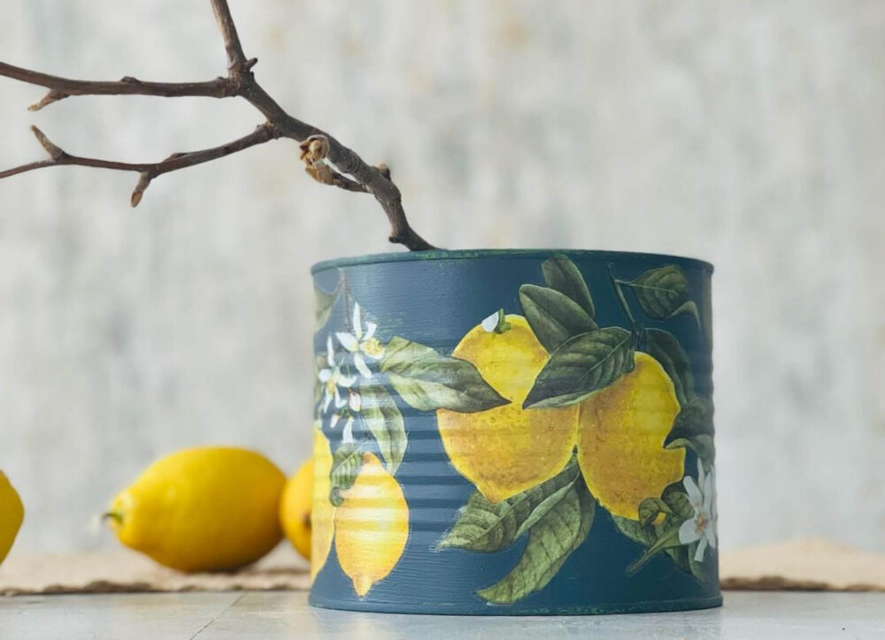 Experience the magic of clay based Deep Navy MudPaint – Decoupage