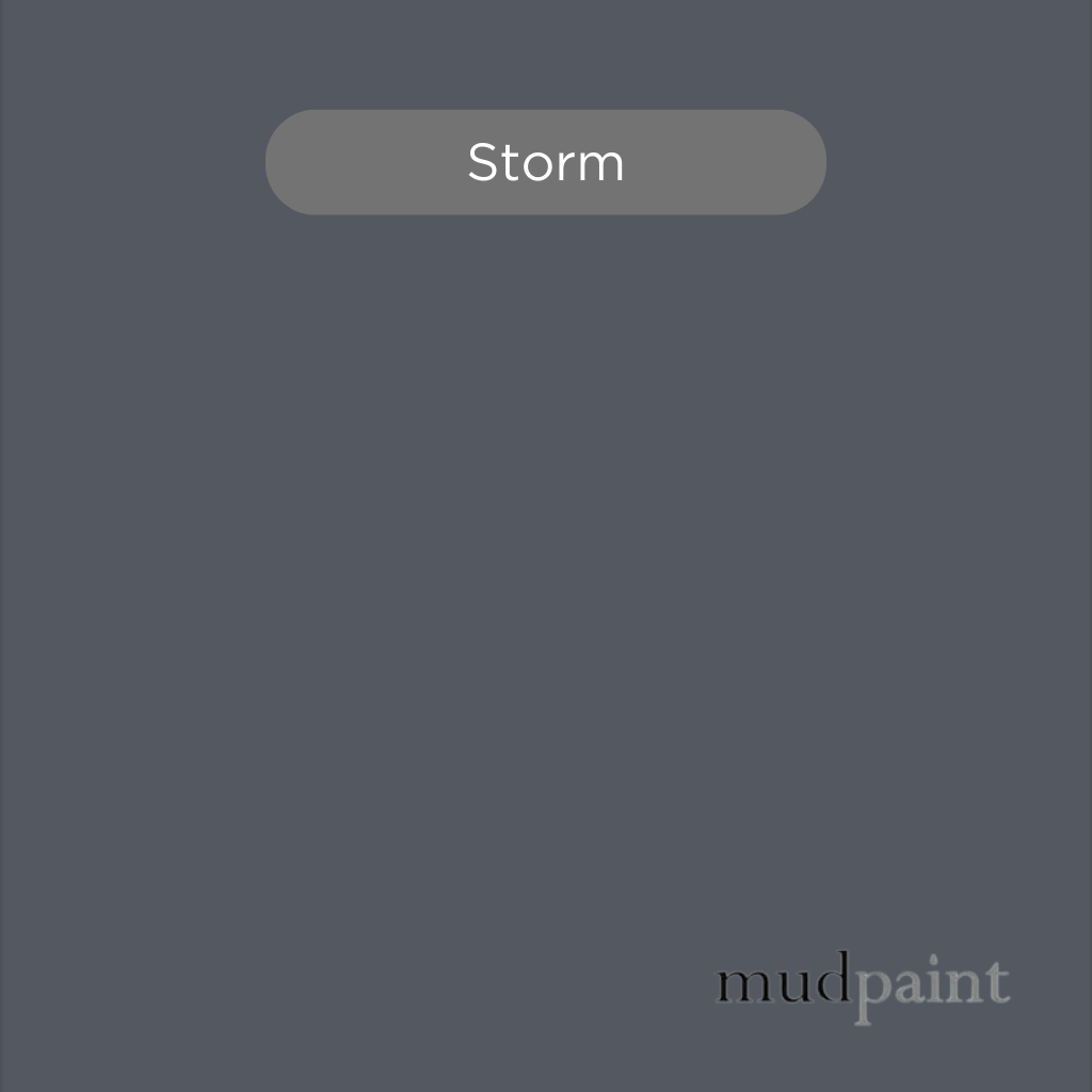 Storm MudPaint. Our clay-based formula ensures a smooth matte finish every time.