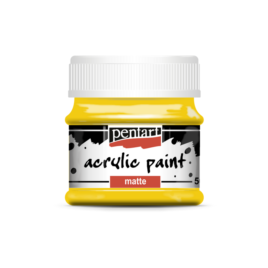 Durable & Vibrant: Pentart Matte Acrylic Paint by Pentacolor