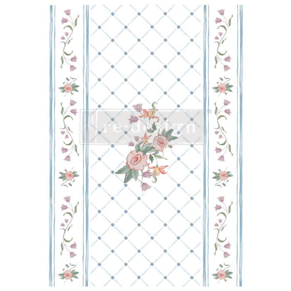 ReDesign with Prima Swedish Posy Decor Transfers® are easy to use rub-on transfers for Furniture and Mixed Media uses.