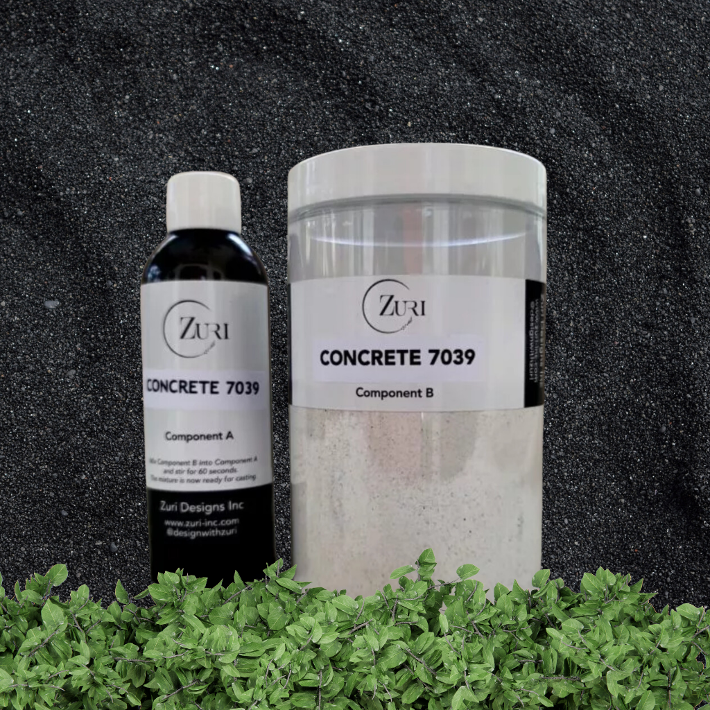Zuri Acrylic Resin, Concrete - a versatile, water-based resin system. Easily mold and cast striking concrete objects showcasing minute details