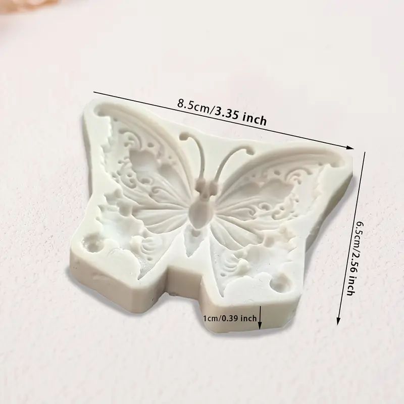 Silicone Craft Accent Mold. Ornate butterfly