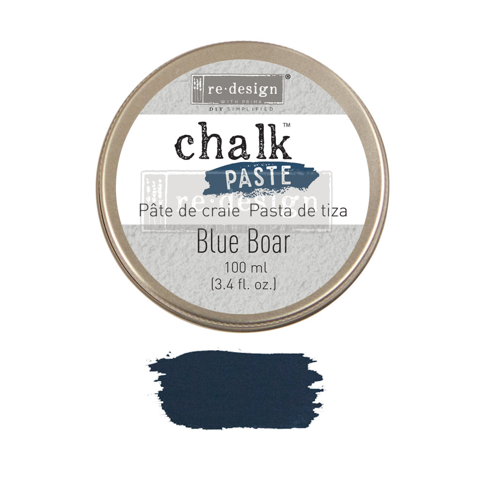 Blue Boar Chalk Paste by ReDesign with Prima