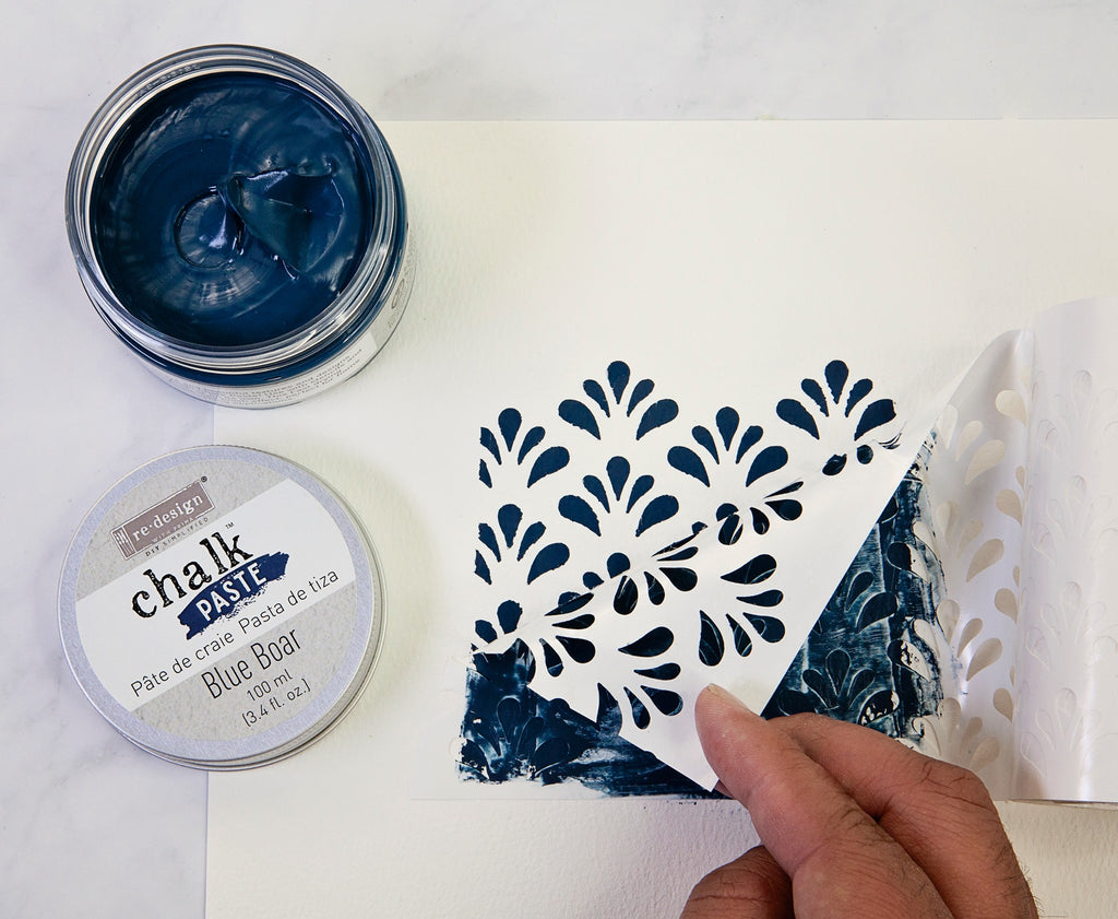 Blue Boar Chalk Paste by ReDesign with Prima