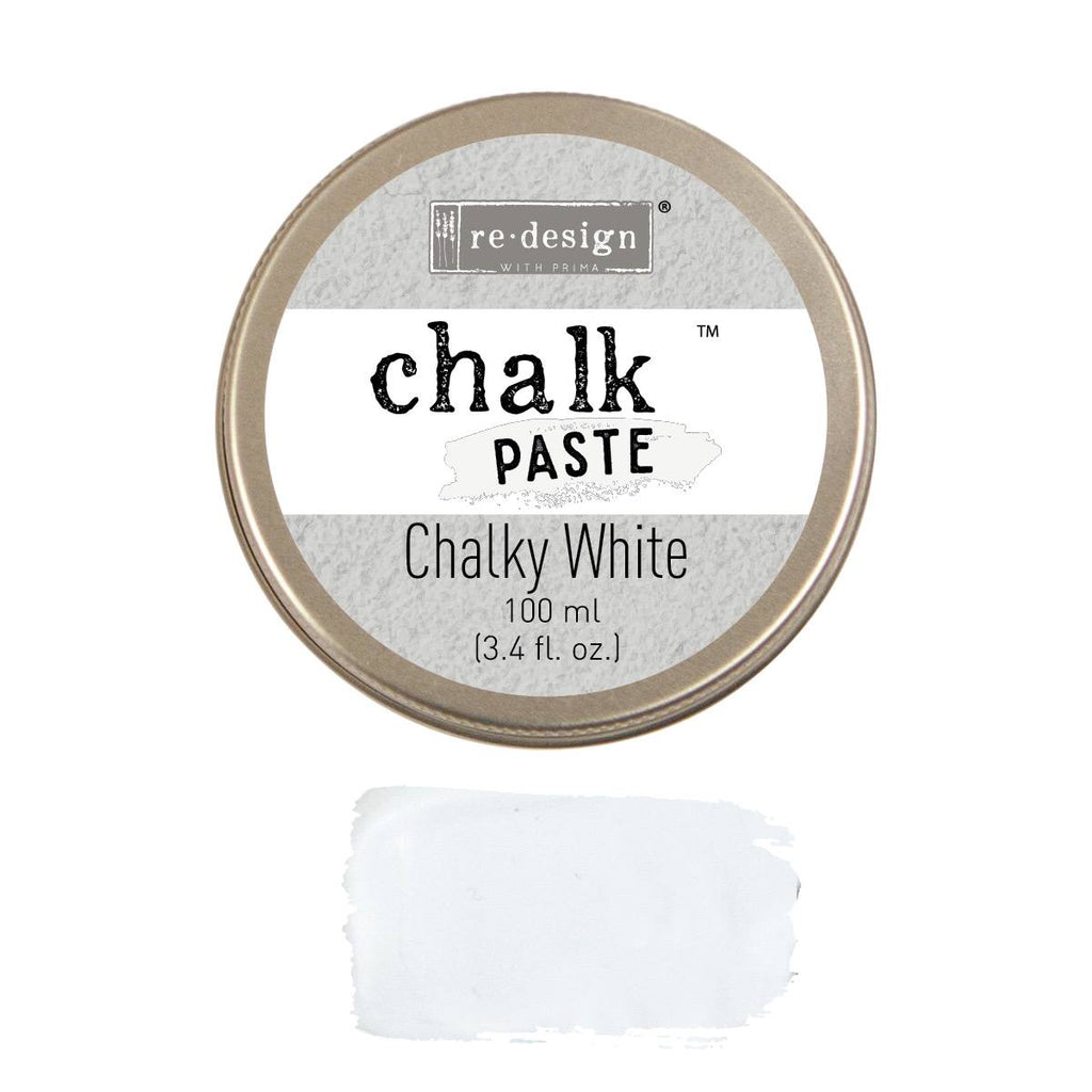 Chalky White Chalk Paste by ReDesign with Prima