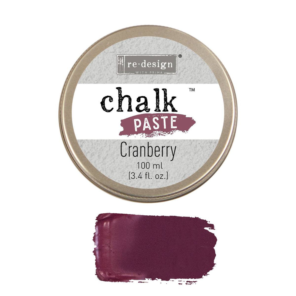 Cranberry Chalk Paste by ReDesign with Prima