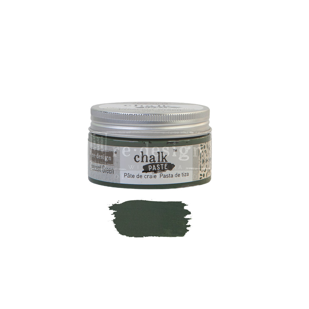 Crescent Green Chalk Paste by ReDesign with Prima