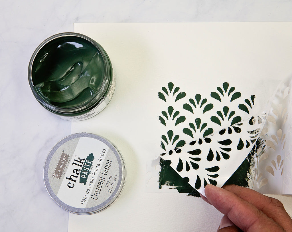 Crescent Green Chalk Paste by ReDesign with Prima