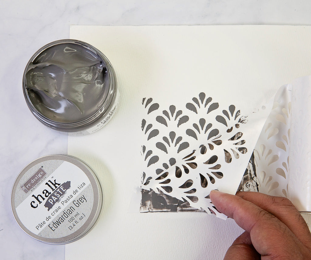 Edwardian Grey Chalk Paste by ReDesign with Prima