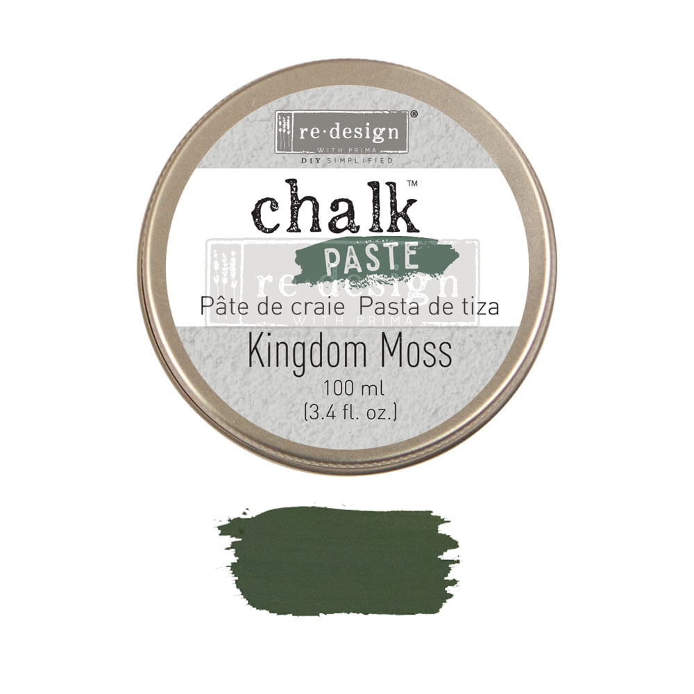 Kingdom Moss Chalk Paste by ReDesign with Prima