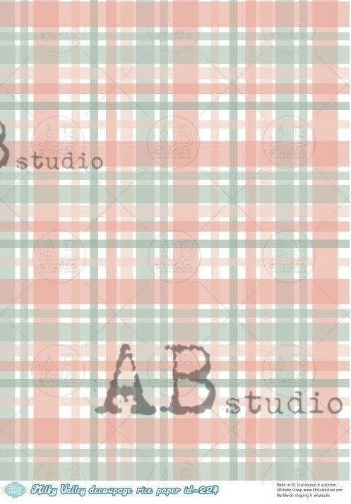 Pink & Green Plaid #ID-224
