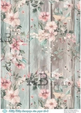 Quality & Elegance: AB Studio A4 Rice Paper for Decoupage