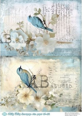 Quality & Elegance: AB Studio A4 Rice Paper for Decoupage