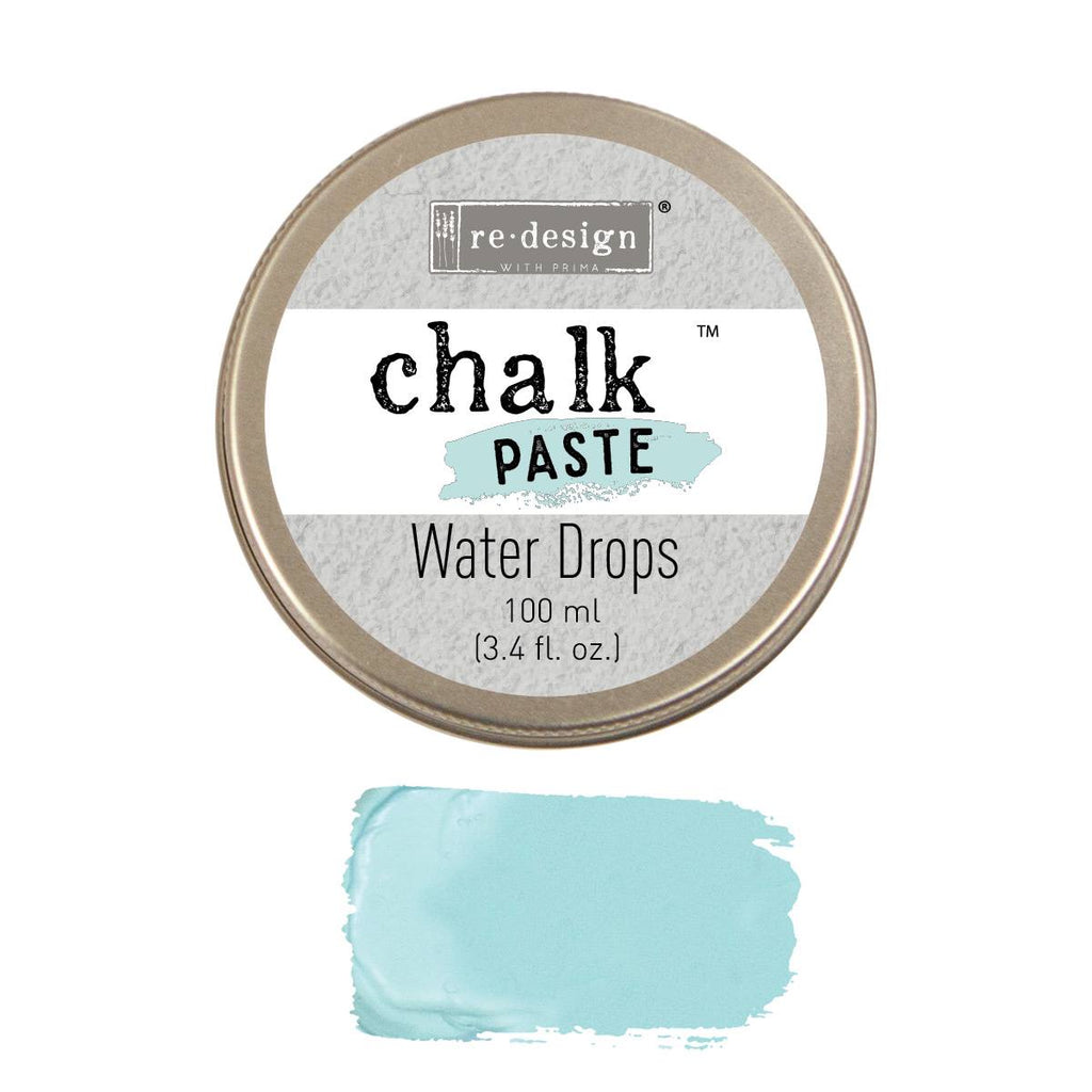 Water Drops Chalk Paste by ReDesign with Prima